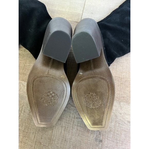 NWOB Vince Camuto Alimber BLACK SUEDE BOOTS size 8.5 - Picture 6 of 11